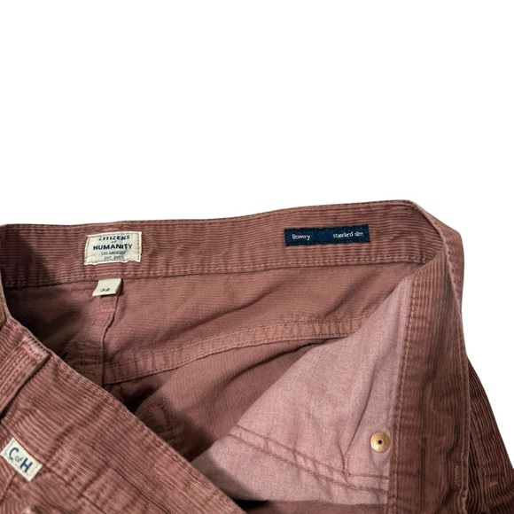 Citizens of Humanity Premium Vintage Dusty Rose Standard Slim Corduroy Pants 32 - Picture 10 of 14
